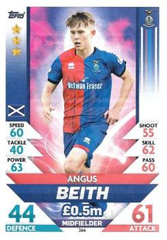 2018-19 Topps Match Attax SPFL #266 Angus Beith Front