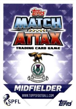 2018-19 Topps Match Attax SPFL #267 Tom Walsh Back