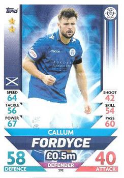2018-19 Topps Match Attax SPFL #292 Callum Fordyce Front