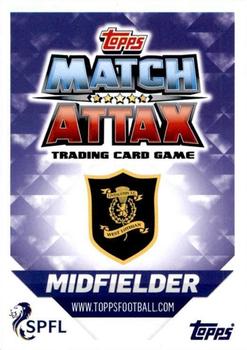 2018-19 Topps Match Attax SPFL - Star Signings #321 Craig Sibbald Back