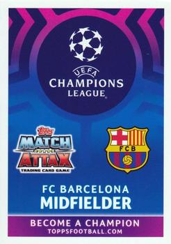 2019 Topps Match Attax UEFA Champions League Road To Madrid 19 #67 Ivan Rakitic Back