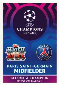 2019 Topps Match Attax UEFA Champions League Road To Madrid 19 #72 Ángel Di María Back