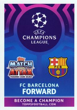 2019 Topps Match Attax UEFA Champions League Road To Madrid 19 #94 Lionel Messi Back