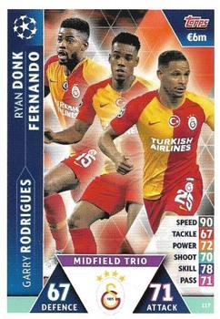 2019 Topps Match Attax UEFA Champions League Road To Madrid 19 #117 Ryan Donk / Fernando / Garry Rodrigues Front