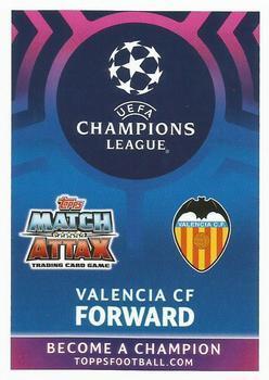 2019 Topps Match Attax UEFA Champions League Road To Madrid 19 #129 Michy Batshuayi / Santi Mina / Rodrigo Back
