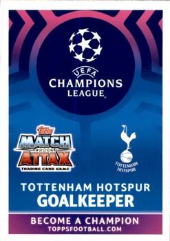 2019 Topps Match Attax UEFA Champions League Road To Madrid 19 #188 Hugo Lloris Back