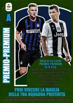 2018-19 Panini Adrenalyn XL Calciatori - Premium #A Milan Skriniar / Mario Mandžukić Front