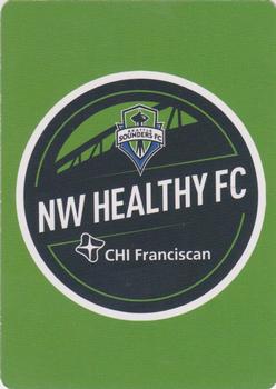 2018 CHI Franciscan Seattle Sounders FC Playing Cards #A♥ Stefan Frei Back