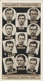 1930 Player's Association Cup Winners #40 Sheffield United 1915 Front