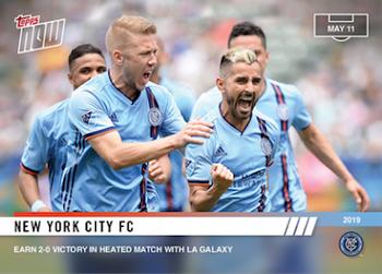 2019 Topps Now MLS #39 New York City FC Front