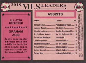 2019 Topps MLS - All-Stars #AS-GZ Graham Zusi Back