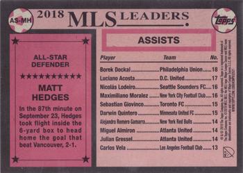 2019 Topps MLS - All-Stars #AS-MH Matt Hedges Back