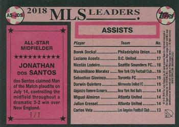 2019 Topps MLS - All-Stars Black #AS-JDS Jonathan dos Santos Back
