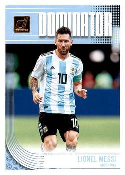 2018-19 Donruss - Dominators #D-1 Lionel Messi Front