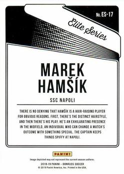 2018-19 Donruss - Elite Series #ES-17 Marek Hamsik Back