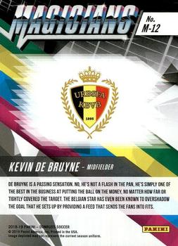 2018-19 Donruss - Magicians #M-12 Kevin De Bruyne Back