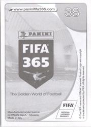 2017 Panini FIFA 365 Stickers #38 Sebastian Coates Back