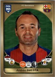 2017 Panini FIFA 365 Stickers #70 Andres Iniesta Front