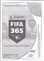 2017 Panini FIFA 365 Stickers #196 Kenny Tete Back