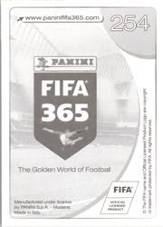 2017 Panini FIFA 365 Stickers #254 Jonathan Biabiany Back