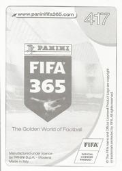 2017 Panini FIFA 365 Stickers #417 Bibras Natcho Back