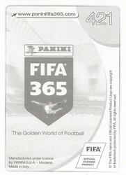 2017 Panini FIFA 365 Stickers #421 Lacina Traore Back