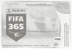 2017 Panini FIFA 365 Stickers #478 Club America team Back