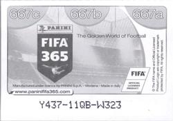 2017 Panini FIFA 365 Stickers #667 Sylvain Gbohouo / Joel Kimwaki / Salif Coulibaly Back