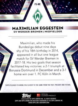 2018-19 Topps Chrome Bundesliga - Future Stars #FS-ME Maximilian Eggestein Back