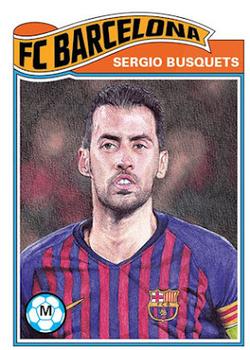 2019 Topps Living UEFA Champions League #13 Sergio Busquets Front