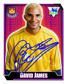2002-03 Merlin F.A. Premier League 2003 #555 David James Front