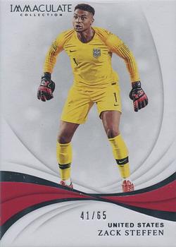 2018-19 Panini Immaculate Collection #47 Zack Steffen Front