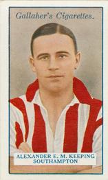 1928 Gallaher Ltd Footballers #82 Michael Keeping Front