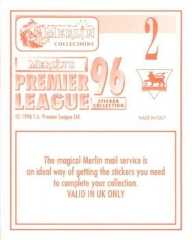 1995-96 Merlin's Premier League 96 #2 Ray Harford Back