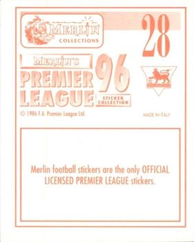 1995-96 Merlin's Premier League 96 #28 Alex Ferguson Back