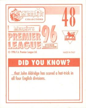 1995-96 Merlin's Premier League 96 #48 Paul Scholes Back