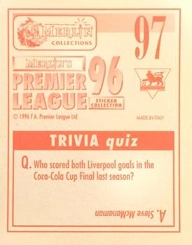 1995-96 Merlin's Premier League 96 #97 Ian Rush Back
