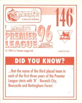 1995-96 Merlin's Premier League 96 #146 Lee Clark Back