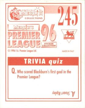 1995-96 Merlin's Premier League 96 #245 Simon Charlton Back
