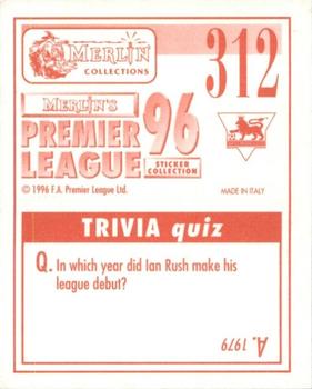 1995-96 Merlin's Premier League 96 #312 Ray Parlour Back