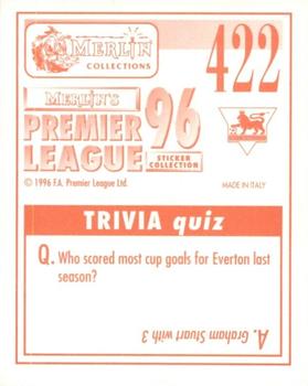 1995-96 Merlin's Premier League 96 #422 Nii Lamptey Back