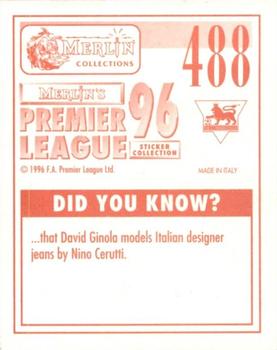 1995-96 Merlin's Premier League 96 #488 Nigel Pearson Back