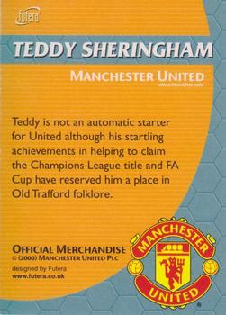 2000 Futera / Nestle Milo Manchester United FC #NNO Teddy Sheringham Back
