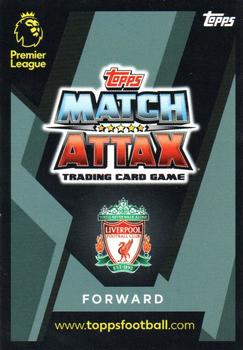 2018-19 Topps Match Attax Premier League Extra - Hat-Trick Heroes #HH3 Roberto Firmino Back