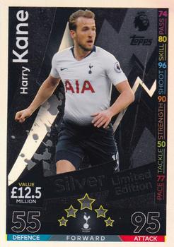 2018-19 Topps Match Attax Premier League Extra - Limited Edition Silver #LE13S Harry Kane Front