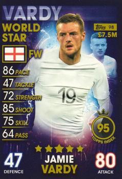 2018-19 Topps Match Attax 101 #98 Jamie Vardy Front