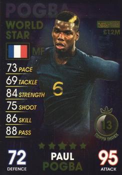 2018-19 Topps Match Attax 101 #180 Paul Pogba Front