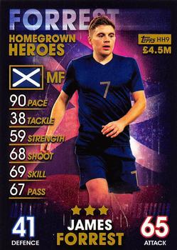 2018-19 Topps Match Attax 101 - Homegrown Heroes #HH9 James Forrest Front