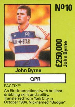 1987 Boss Leisure - Emlyn Hughes' Team Tactix #10 John Byrne Front