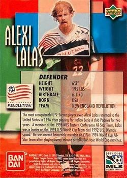 1997 Upper Deck MLS - Promos #NNO Alexi Lalas Back